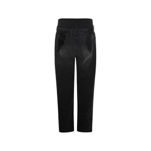 BLACK COTTON JEANS