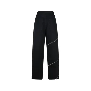 BLACK COTTON JEANS