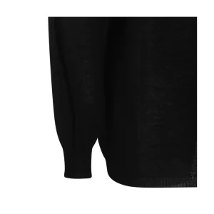 BLACK COTTON KNITWEAR