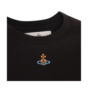 BLACK COTTON ORB T-SHIRT