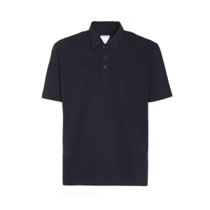 BLACK COTTON POLO SHIRT