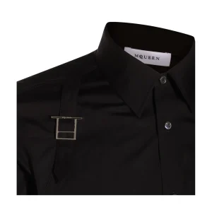 BLACK COTTON SHIRT