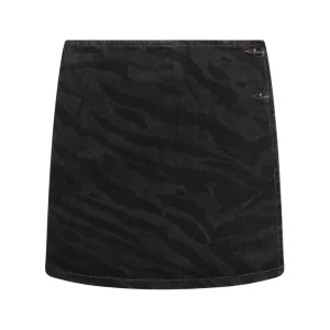 BLACK COTTON SKIRT