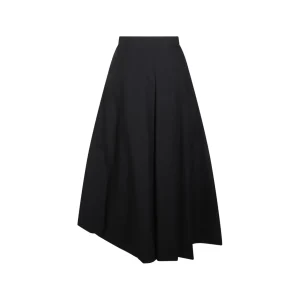 BLACK COTTON SKIRT