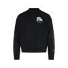 BLACK COTTON SWEATSHIRT