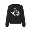 BLACK COTTON SWEATSHIRT