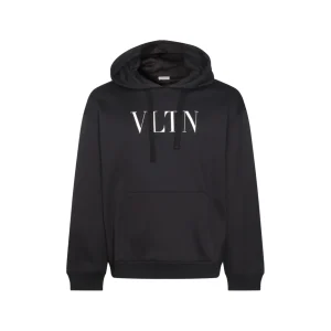 BLACK COTTON SWEATSHIRT