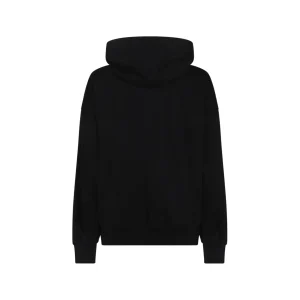 BLACK COTTON SWEATSHIRT