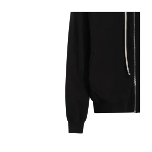 BLACK COTTON SWEATSHIRT