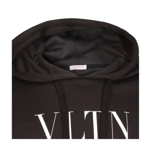 BLACK COTTON SWEATSHIRT