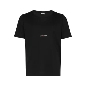 BLACK COTTON T-SHIRT