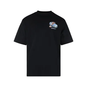 BLACK COTTON T-SHIRT