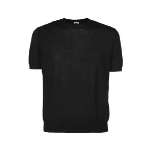 BLACK COTTON T-SHIRT