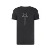 BLACK COTTON T-SHIRT