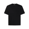 BLACK COTTON T-SHIRT