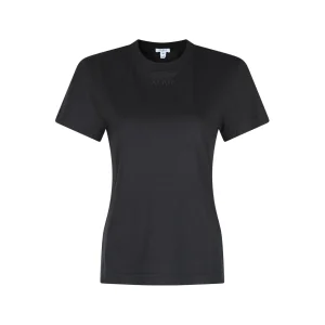 BLACK COTTON T-SHIRT