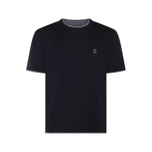 BLACK COTTON T-SHIRT
