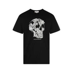 BLACK COTTON T-SHIRT