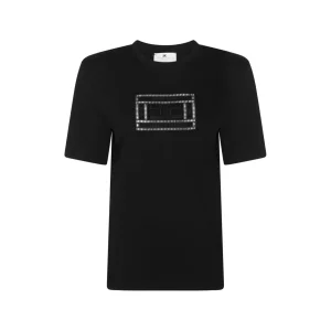 BLACK COTTON T-SHIRT