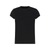 BLACK COTTON T-SHIRT