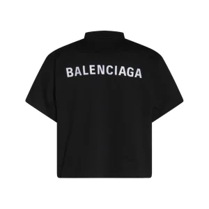 BLACK COTTON T-SHIRT