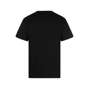 BLACK COTTON T-SHIRT