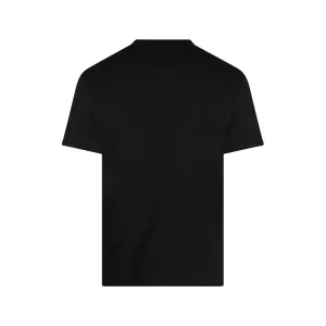 BLACK COTTON T-SHIRT