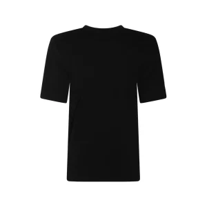 BLACK COTTON T-SHIRT