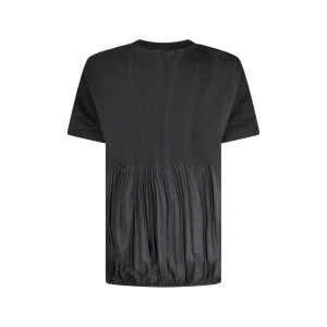 BLACK COTTON T-SHIRT