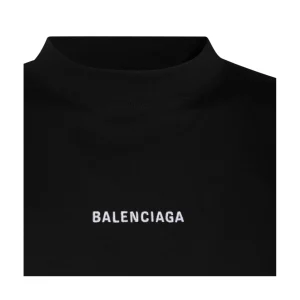 BLACK COTTON T-SHIRT