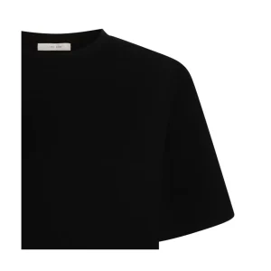 BLACK COTTON T.SHIRT