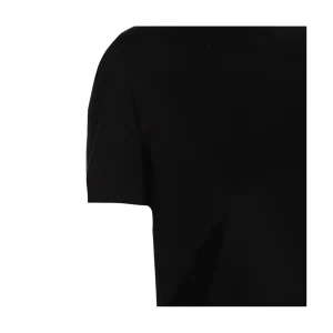 BLACK COTTON WESLER T-SHIRT