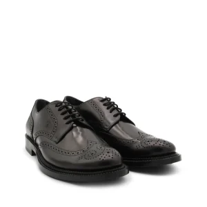 BLACK LACE UP SHOES