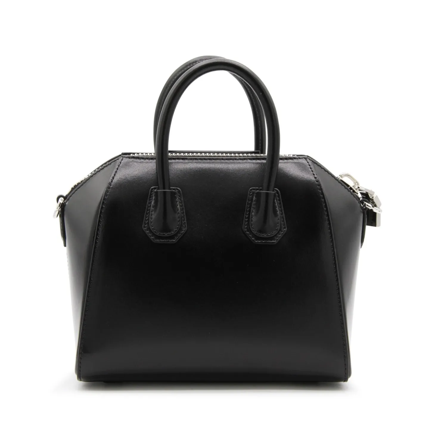 black_leather_antigona_mi_2.webp BLACK LEATHER ANTIGONA MINI TOP HANDLE BAG