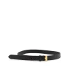 BLACK LEATHER BELT