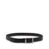 BLACK LEATHER BELT