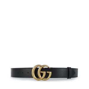 BLACK LEATHER BELT
