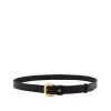 BLACK LEATHER BELT
