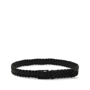 BLACK LEATHER BELT