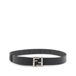 BLACK LEATHER BELT