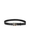 BLACK LEATHER BELT