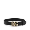 BLACK LEATHER BELT