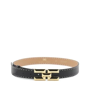 BLACK LEATHER BELT