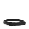 BLACK LEATHER BELT