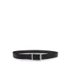 BLACK LEATHER BELT