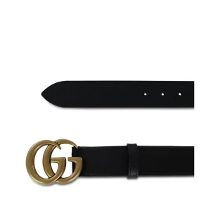 BLACK LEATHER BELT