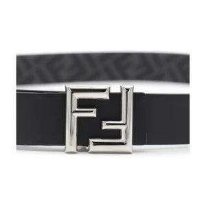 BLACK LEATHER BELT