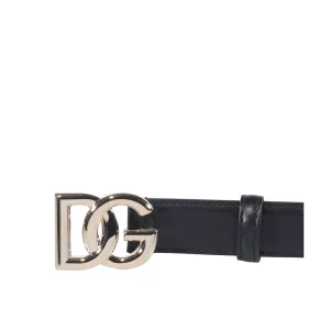 BLACK LEATHER BELT
