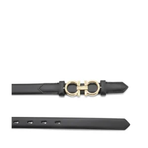 BLACK LEATHER BELT