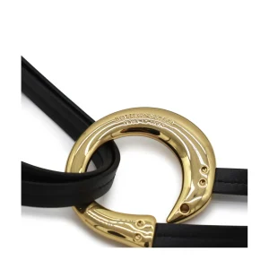 BLACK LEATHER BELT